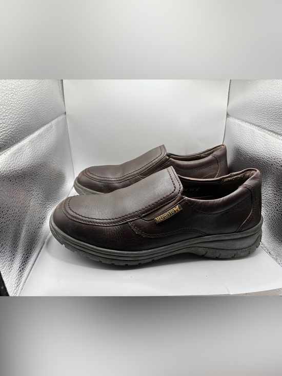 Mephisto Air Jet Leather Slip on Shoes Comfort Walking Loafers Brown Men’s 8.5 main image 7